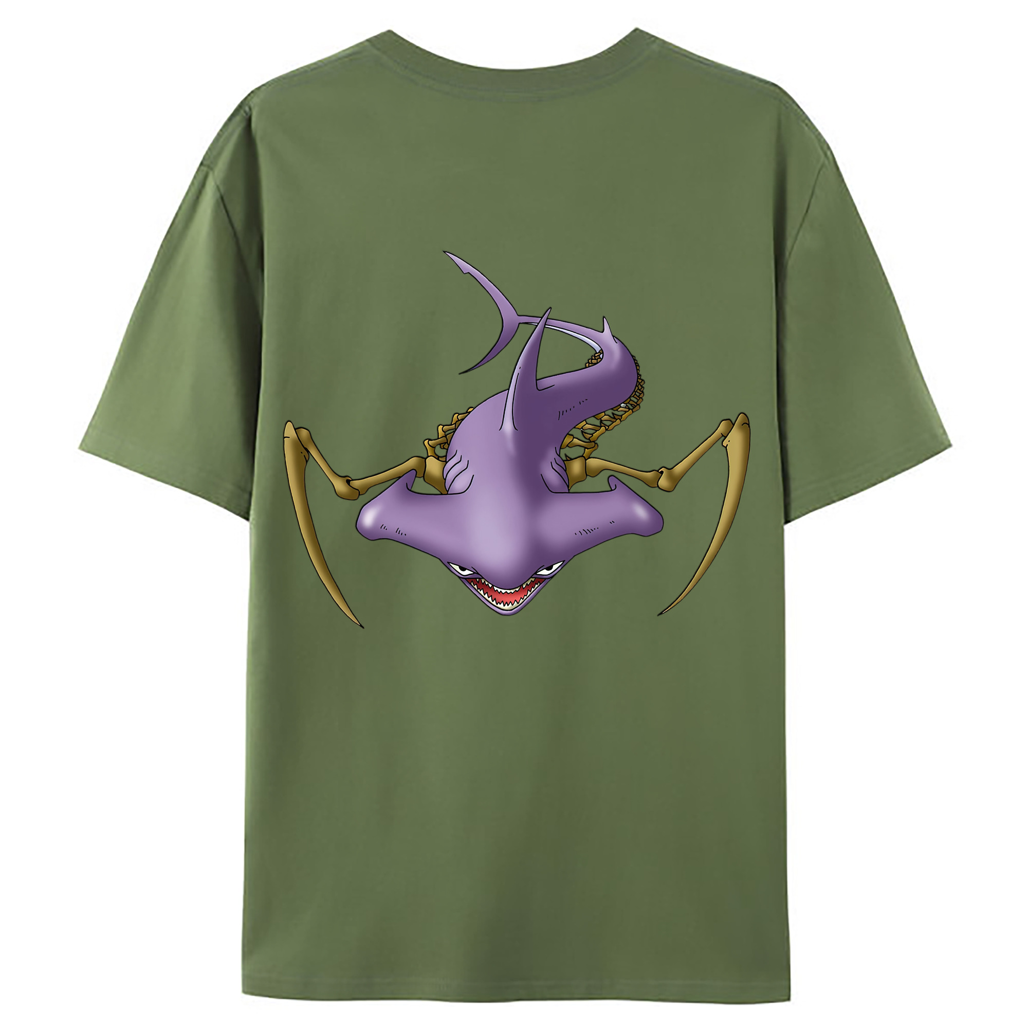 （画像用） ドラゴンクエスト Doragon Kuesuto Dragon Quest 綿100％ メンズ半袖Tシャツ（バックプリント） 通気性